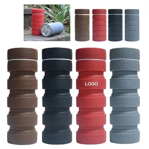 Tire Shape Silicone Collapsible Water Bottle
