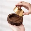 Walnut Ashtray | https://www.bestnamebadges.com
