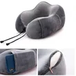 Sweat-Resistant and Washable Pure Memory Foam Neck Pillow | https://www.bestnamebadges.com
