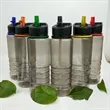 Plastic 28oz Straw Mug with Carrying Handle | https://www.bestnamebadges.com