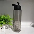 Plastic 28oz Straw Mug with Carrying Handle | https://www.bestnamebadges.com