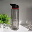 Plastic 28oz Straw Mug with Carrying Handle | https://www.bestnamebadges.com