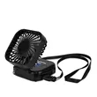 Portable Rechargeable Desk and Neck Fan | https://www.bestnamebadges.com