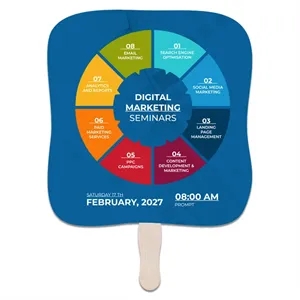 Palm Hand Fans | https://www.bestnamebadges.com