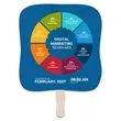 Palm Hand Fans | https://www.bestnamebadges.com