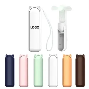 Mini Handheld USB Fan With Lanyard