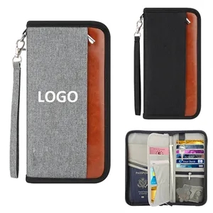Travel Passport And Document Storage Bag