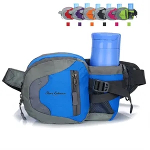 Portable Fanny Pack Sport Waist Bag with Bottle Holder