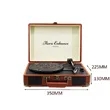3-Speed Portable Suitcase Record Player | https://www.bestnamebadges.com