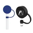 Round Dust-Proof Silicone Straw Toppers | https://www.bestnamebadges.com