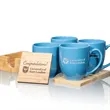Bistro Mug & Coaster Set | https://www.bestnamebadges.com