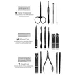 15-Piece Grooming Nail Clipper Set | https://www.bestnamebadges.com