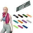 Multipurpose Alphabet Printing Dry Portable Cooling Towels | https://www.bestnamebadges.com
