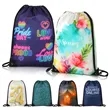 420D Heavy Duty Sublimated Drawstring Backpack | https://www.bestnamebadges.com