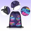 420D Heavy Duty Sublimated Drawstring Backpack | https://www.bestnamebadges.com
