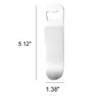 Simple Stainless Steel Bottle Opener | https://www.bestnamebadges.com