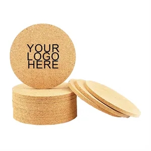 MOQ 100 Insulated Non-slip Cork Coaster