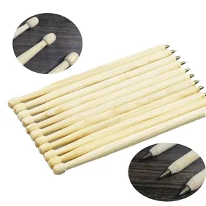 Wooden Drumstick Shaped Ballpoint Pen