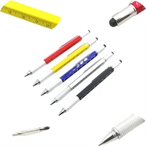 Hexagon 6-in-1 Multi-functional Ballpoint Pen