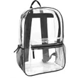 24L Stadium Approved Certified Clear Backpack | https://www.bestnamebadges.com