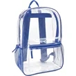 24L Stadium Approved Certified Clear Backpack | https://www.bestnamebadges.com