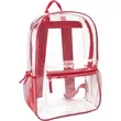 24L Stadium Approved Certified Clear Backpack | https://www.bestnamebadges.com
