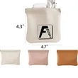 Leather Shrapnel Automatic Closing Storage Bag Pouch | https://www.bestnamebadges.com