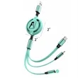Retractable 3-in-1 Charging Cable | https://www.bestnamebadges.com