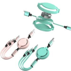 Retractable 3-in-1 Charging Cable