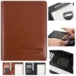 A5 Notepad Zippered Organizer With Calculator Writing Pad | https://www.bestnamebadges.com