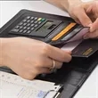 A5 Notepad Zippered Organizer With Calculator Writing Pad | https://www.bestnamebadges.com