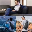 Sling Men Backpack Chest Storage Zipper Bag with Password | https://www.bestnamebadges.com