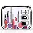 Clear Makeup Bag Waterproof Cosmetic Pouch Set | https://www.bestnamebadges.com