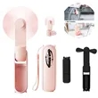 Handheld Foldable Mini Rechargeable Fan | https://www.bestnamebadges.com