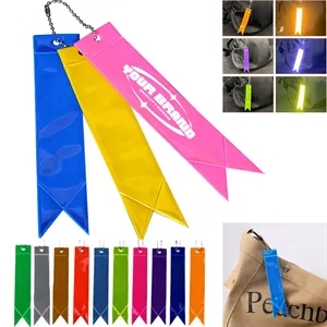 Reflective Pendant Car Accessories Bag Charm PVC Key Chain