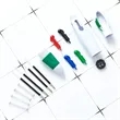 4-in-1 Retractable Carabiner Multicolor Ballpoint Pens | https://www.bestnamebadges.com