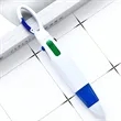 4-in-1 Retractable Carabiner Multicolor Ballpoint Pens | https://www.bestnamebadges.com