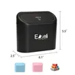 Side Hanging Car Trash Can with Cover | https://www.bestnamebadges.com