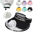 Sun Visor Hat with Fan Adjustable Head Circumference Cap | https://www.bestnamebadges.com