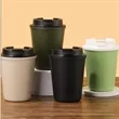 12oz. Reusable Coffee Mug With Lid Travel Plastic Cup | https://www.bestnamebadges.com