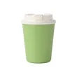 12oz. Reusable Coffee Mug With Lid Travel Plastic Cup | https://www.bestnamebadges.com
