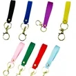 Customized Fashion Color PVC Key Chain Bracelet | https://www.bestnamebadges.com