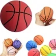 MOQ 50 Custom Mini Elastic Rubber Basketball | https://www.bestnamebadges.com