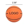 MOQ 50 Custom Mini Elastic Rubber Basketball | https://www.bestnamebadges.com