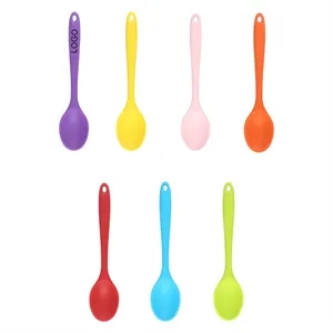 MOQ 100 Small Food Grade Silicone Spoon
