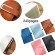 A5 PU Leather-Thickened Paper Notebook with Latch | https://www.bestnamebadges.com