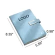 A5 PU Leather-Thickened Paper Notebook with Latch | https://www.bestnamebadges.com