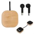 Bamboo Wireless Earbuds & Watch Charger | https://www.bestnamebadges.com