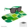 rPET Microfiber Sunglass Pouch | https://www.bestnamebadges.com
