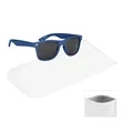 Malibu Sunglasses With Rpet Microfiber Sunglass Pouch | https://www.bestnamebadges.com